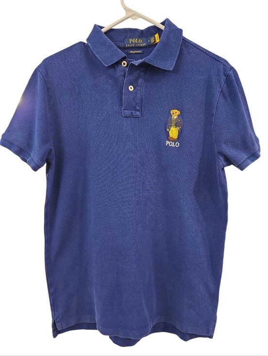 Polo Ralph Lauren Other - POLO RALPH LAUREN POLO BEAR CUSTOM SLIM FIT  POLO SHIRT. SIZE  MEDIUM  NAVY BLUE